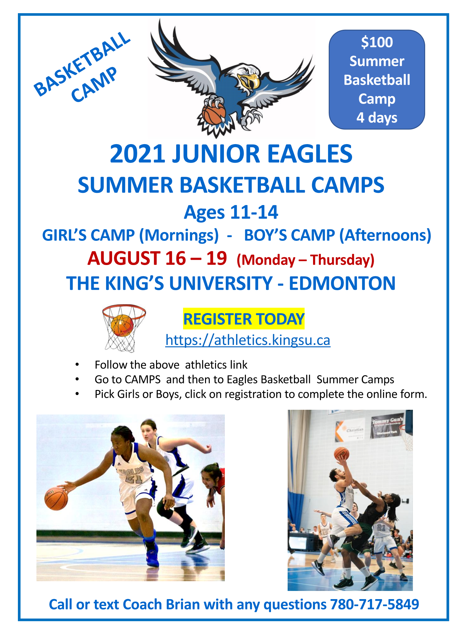 EYBA Edmonton Youth Basketball Association site by RAMP InterActive